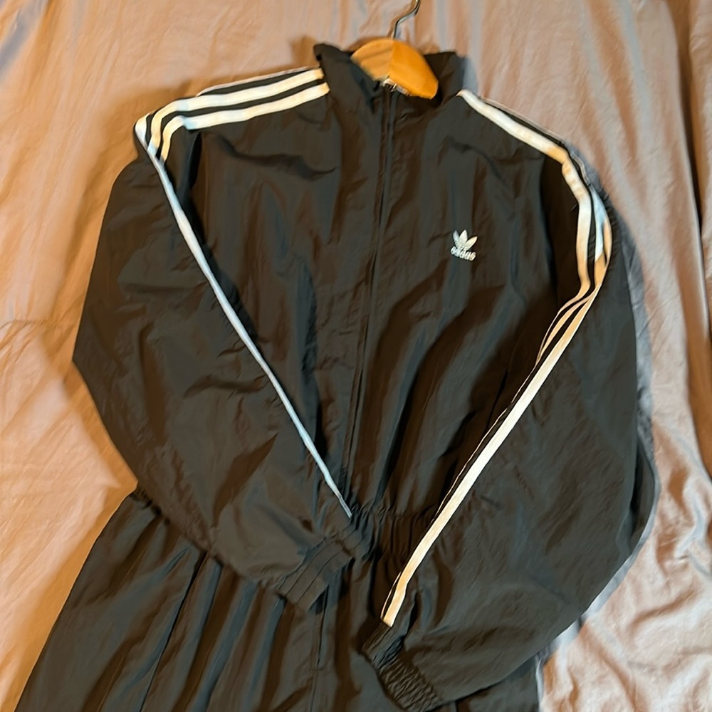 Adidas Black & White Classic Boiler Jumpsuit